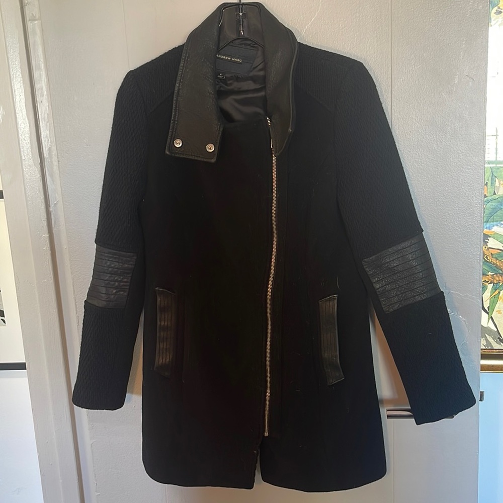 Andrew Marc Black Winter Coat